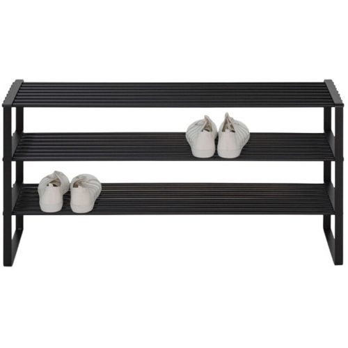 Spinder Design Schuhregal Hesta Schwarz Stahl 100 cm 48.5 cm - Schuhregal