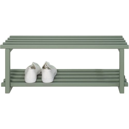 Spinder Design Schuhregal Hesta Grün Stahl B 71 H 26 cm - Farbe: Dusty Green - Schuhregal