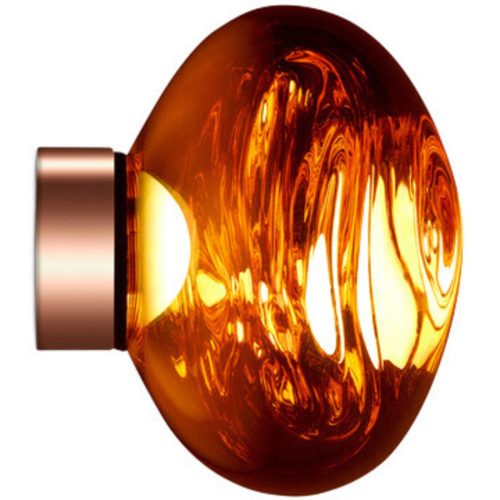 Tom Dixon Wandlampe Melt Kunststoff kupfer - LED - Lichtfarbe: Warmweiss - Material: Polycarbonat - Wandlampe- LED Energiesparlampe
