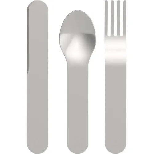 Besteck-Set 24 Bottles Silber Edelstahl 15.6 cm - Besteck-Set