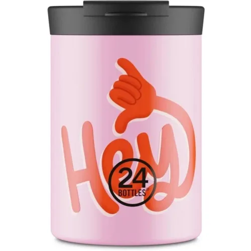 Thermobecher 24 Bottles Rosa Edelstahl 12 cm - Farbe: pink - Thermobecher