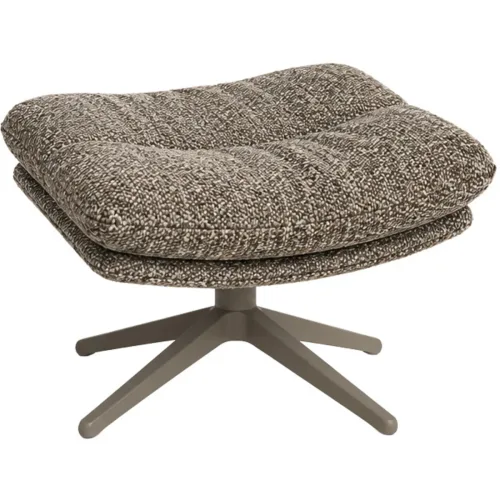 LIVIQUE, Hocker Sundra Braun Stoff B 44 T 51 H 60 cm