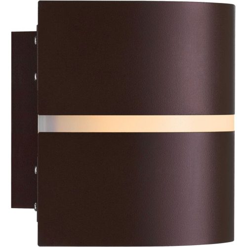 Wandlampe aussen Sibelis Aluminium braun E27 - Wandlampe aussen