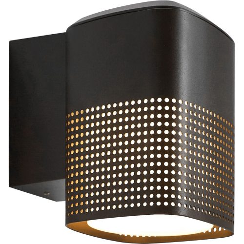Wandlampe aussen Sidara Aluminium schwarz - Wandlampe aussen