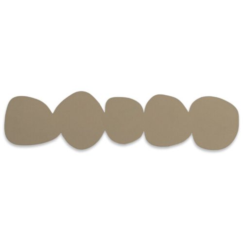 Spinder Design Garderobenleiste Evan Beige Stahl 14.5 cm - Farbe: champagner - Garderobenleiste