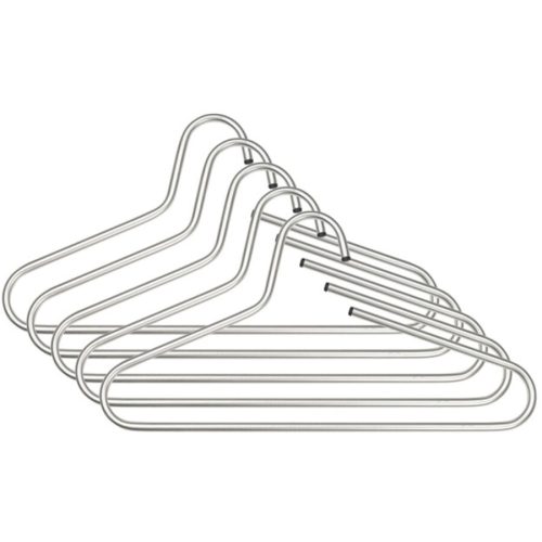 Spinder Design Kleiderbügel Hesta Edelstahl Stahl 21.5 cm - Farbe: Nickel - Kleiderbügel
