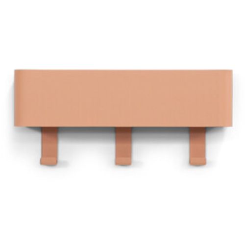 Spinder Design Garderobenleiste Hesta Orange Stahl 12 cm - Farbe: Terracotta - Garderobenleiste