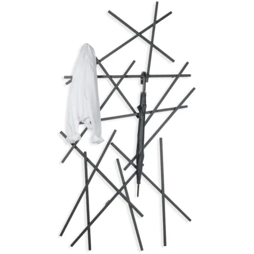 Spinder Design, Spinder Design Garderobe Hesta Schwarz Stahl 184 cm - Garderobe
