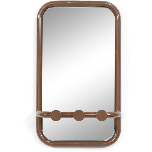 Spinder Design Garderobe Balder Braun Stahl 35 cm 60 cm - Material: Stahl/Glas - Garderobe
