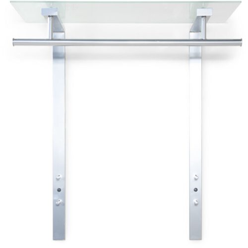 Spinder Design Garderobe Hesta Edelstahl Stahl 90 cm - Farbe: Nickel - Material: Stahl/Glas - Garderobe