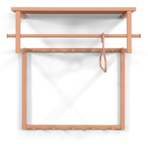 Spinder Design Garderobe Hesta Orange Stahl 76 cm - Farbe: Terracotta - Garderobe
