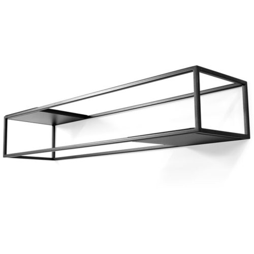 Spinder Design Garderobenleiste Skadi Schwarz Stahl 21 cm - Garderobenleiste