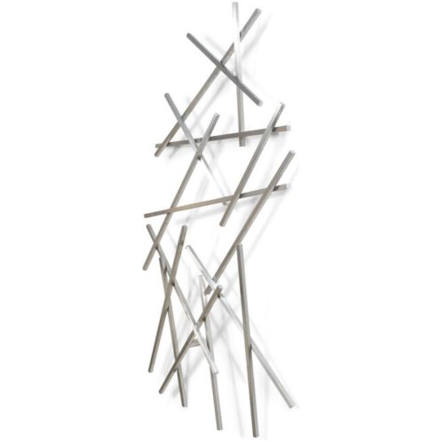 Spinder Design Garderobe Hesta Edelstahl Stahl 184 cm - Farbe: Chromstahl - Garderobe