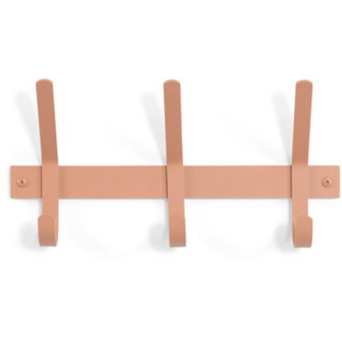 Spinder Design Garderobenleiste Hesta Orange Stahl 21 cm - Farbe: Terracotta - Garderobenleiste