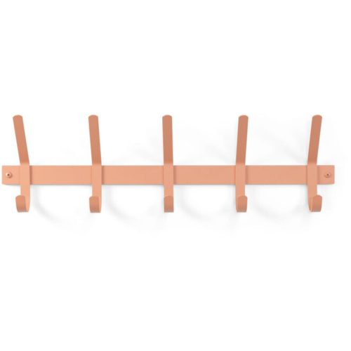 Spinder Design Garderobenleiste Hesta Orange Stahl 21 cm - Farbe: Terracotta - Garderobenleiste