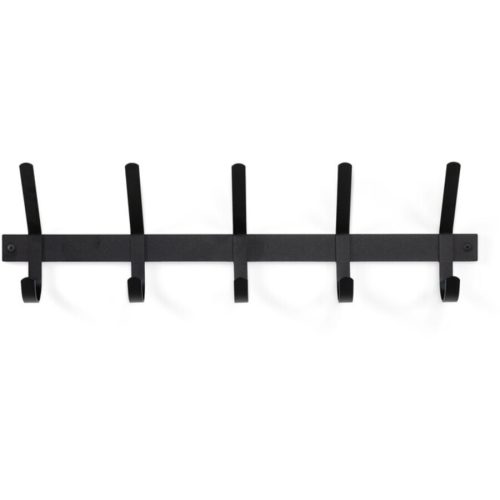 Spinder Design Garderobenleiste Hesta Schwarz Stahl 21 cm - Garderobenleiste