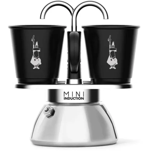 Bialetti, Bialetti - Kaffeebereiter-Set, 130 ml, Black