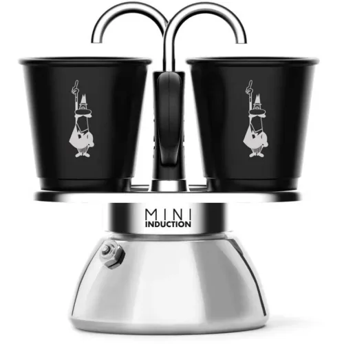 Bialetti, Bialetti - Kaffeebereiter-Set, 130 ml, Black