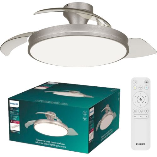 Philips LED, Philips LED Atlas Deckenventilator 28 W mit Fernbedienung, Dimmbar