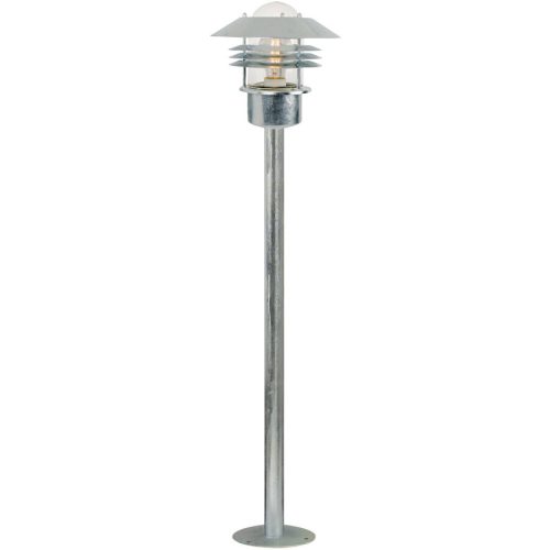 NORDLUX Aussenlampe Vejers Silber Stahl B 22 H 92 cm - Farbe: Verzinkt - Material: GalvanizedSteel - Aussenlampe