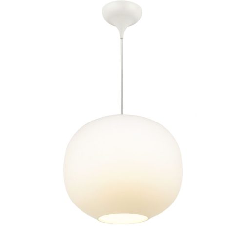 NORDLUX Pendellampe Navone Weiss Glas B 30 cm H 25.5 cm - Farbe: Opalweiss - Pendellampe