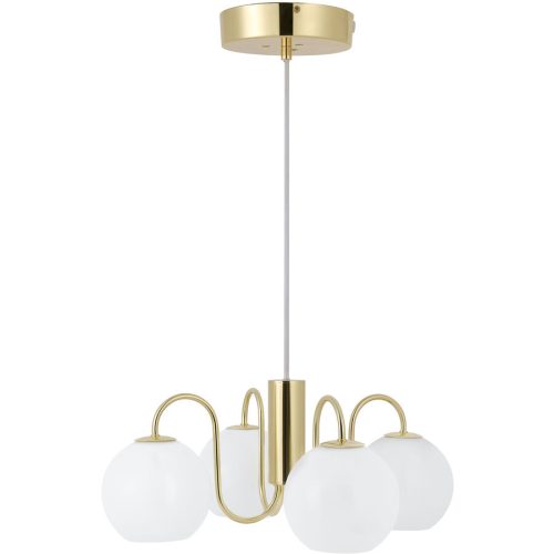 NORDLUX Pendellampe Franca Edelstahl Metall B 46 cm H 19.5 cm - Farbe: messing - Pendellampe