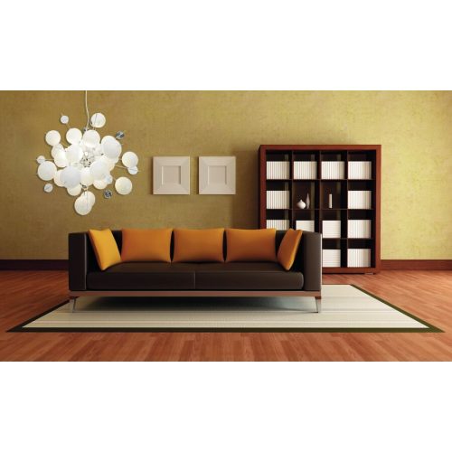 Pendellampe Explosion Weiss Metall B 65 H 150 cm - Material: Metall/Glas - Pendellampe