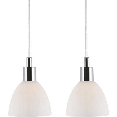 NORDLUX Pendellampe Ray Edelstahl Glas B 12 H 16 cm - Farbe: chrom - Pendellampe