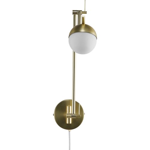 NORDLUX Wandlampe Contina Edelstahl Metall B 12.5 cm H 37.2 cm - Farbe: messing - Wandlampe