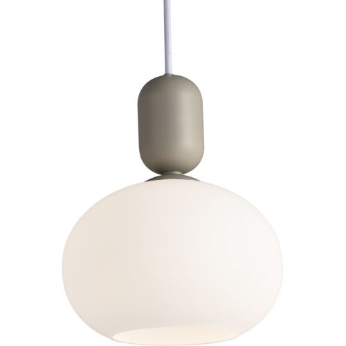 NORDLUX Pendellampe Notti Grau Glas B 20 cm H 23.8 cm - Pendellampe