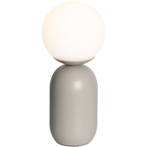 NORDLUX Tischlampe Notti Grau Metall B 15 cm H 34.5 cm - Tischlampe