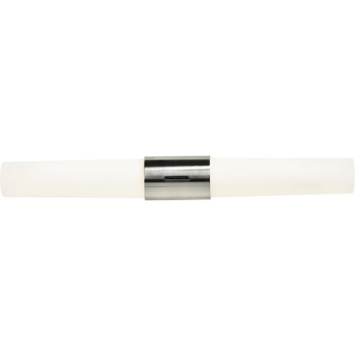 NORDLUX Wandlampe Helva Edelstahl Kunststoff B 5.7 cm H 10.5 cm - Farbe: Nickel - Material: Plastik - Wandlampe