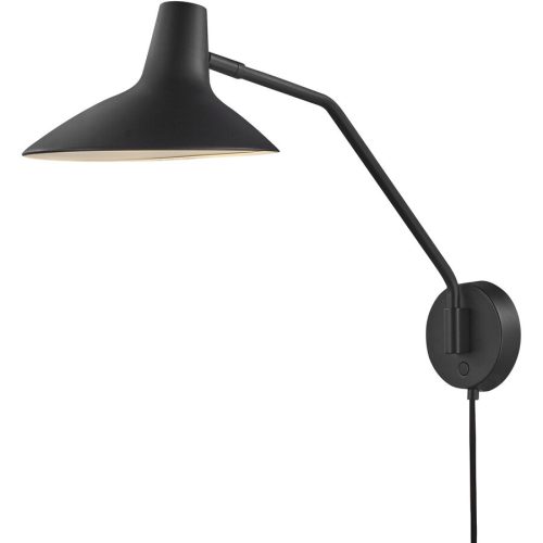 NORDLUX Wandlampe Darci Schwarz Metall B 22.7 cm H 36.5 cm - Wandlampe