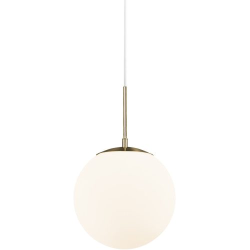 NORDLUX Pendellampe Grant Edelstahl Glas B 25 H 40 cm - Farbe: messing - Pendellampe