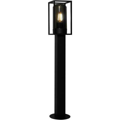 NORDLUX Aussenlampe Griffin Schwarz Aluminium B 14.5 H 80 cm - Farbe: Rauchfarben - Aussenlampe