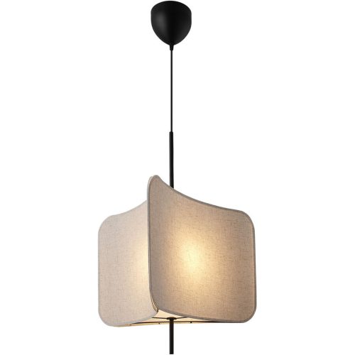 NORDLUX Pendellampe Tinto Schwarz Metall/Stoff B 50 H 68 cm - Material: Stoff/Metall - Pendellampe
