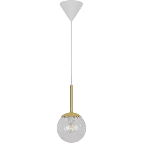 NORDLUX Pendellampe Chisell Edelstahl Metall B 15 H 28 cm - Farbe: messing - Pendellampe