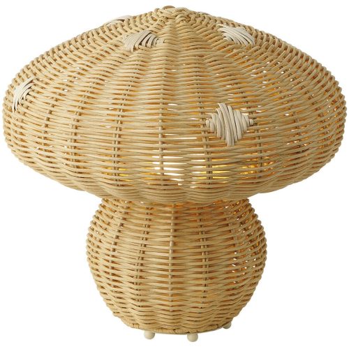 NORDLUX Tischlampe Allie Braun Rattan B 30 cm H 28.8 cm - Tischlampe
