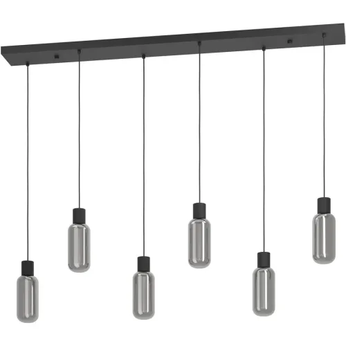 Pendellampe Maione Schwarz B 14 cm