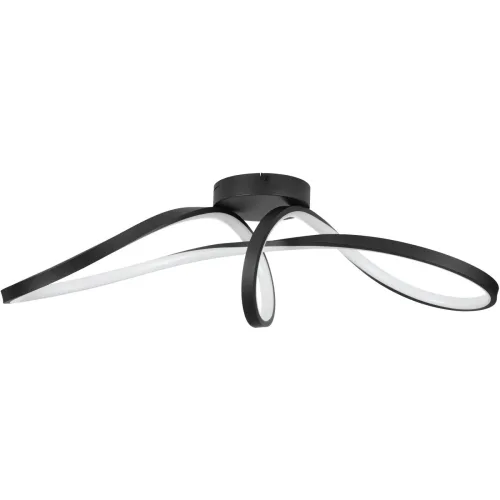 Deckenlampe Calarossa-Z Schwarz 2500 lm Dimmbar B 23 cm