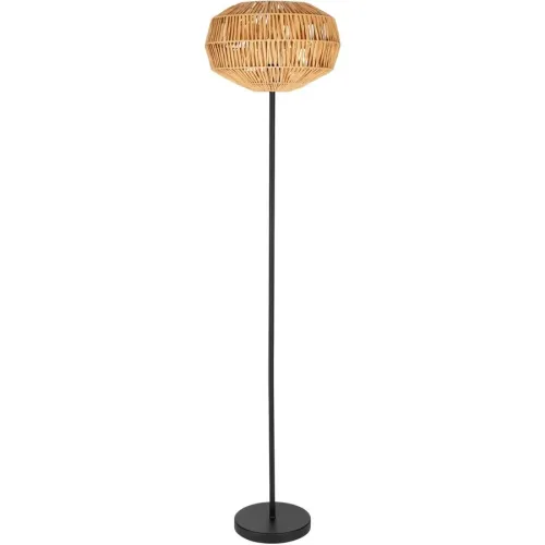 Stehlampe Sheldon Schwarz H 153.5 cm