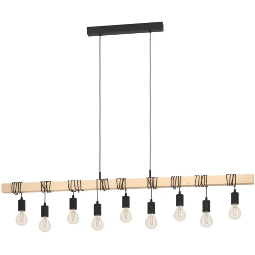 Pendellampe Townshend Braun, schwarz B 10 cm