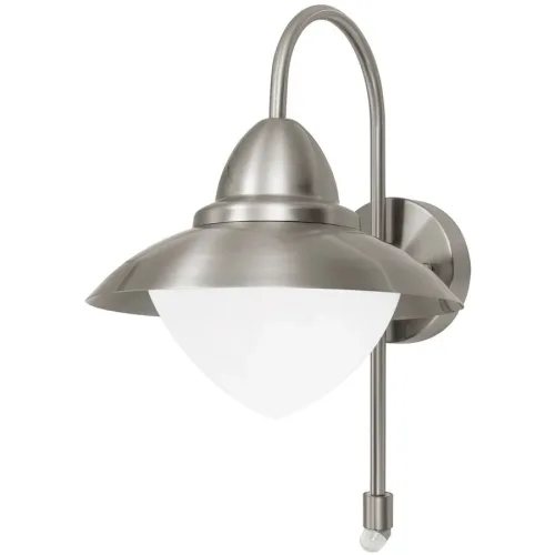 Wandlampe Perth Grau silber Edelstahl B 32.5 cm - Farbe: Grau;silber