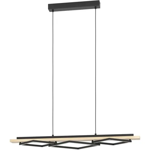 Pendellampe Boyal Schwarz, braun Dimmbar B 40 cm