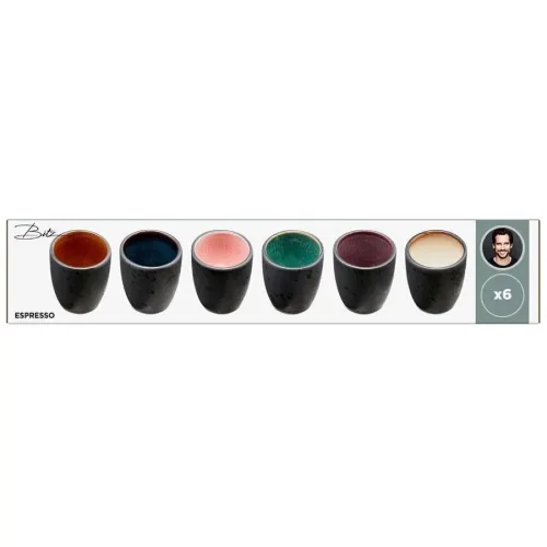 Bitz, Bitz 949635 Espresso Becher 6 Stk. Schwarz