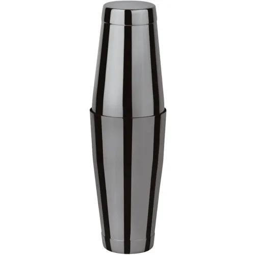 Sambonet, 2 tlg. Boston Shaker schwarz 790ml/590ml