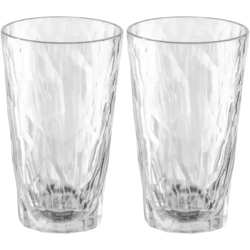 Koziol, koziol Longdrinkglas Tumbler Club No. 6 Superglas mit Eichstrich; 410 ml, 8.7x14.1 cm (ØxH); transparent; 0.3 l Eichstrich, 12 Stück / Pack