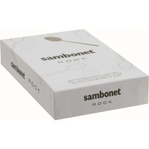 Sambonet, sambonet Espressolöffel "Rock 6 Stück, Champagner"