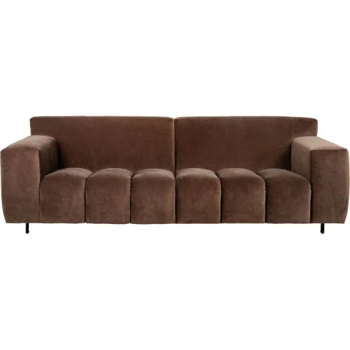 Vada Braun Stoff - Farbe: mahagoni