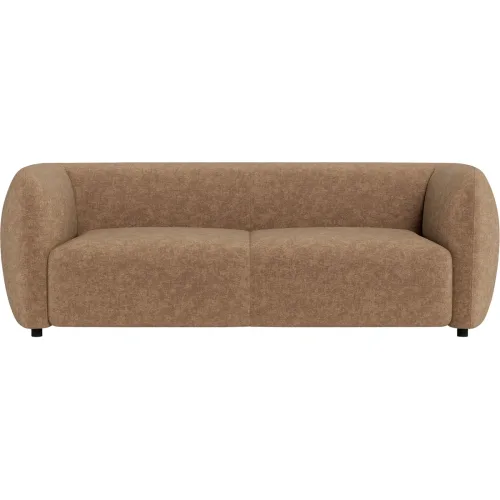 LIVIQUE, Sofa Eda Rot Stoff 232 cm 101 cm - Farbe: rost - Sofa